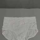 HAVVIS Women's Briefs Underwear Cotton High Waist Tummy Control Panties Rose Jacquard Ladies Panty Multipack Size L, 4 PCS
