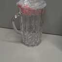 Amazing Abby - Stately - Acrylic Pitcher (80 oz), Clear Plastic Water Pitcher with Lid, Fridge Jug, BPA-Free, Shatter-Proof, Great for Iced Tea, Sangria, Lemonade, Juice, Milk, and More