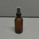 The Bottle Depot - 24 Pack - 2 oz Glass Spray Bottle - Amber Frosted - 20-400 Neck Finish - Boston Round Bottles - UV Rays Protection