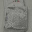 6x6'' Bamboo Detail Sqaure Silver Metal Picture Frame With Mat for 4x4'' Set of 2, Narrow Silver Plated Photo Frames 4x4'' With Soft Velvet Backing for Desktop and Wall Dcor(Silver)