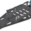 Carbon Fiber Conversion Lower Chassis for Traxxas Slash 2WD Rustler Bandit, Replace Chassis Upgrade Part