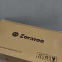 Zoratoo Cloud-Cuddle Cat Window Perch with 4-Sided Bolster, Zipper Design Cushion Window Seat for Window Sill, Sturdy Metal Frame & Easy Assembly Pet Hammock Bed for Indoor Cats (Gray, Large)