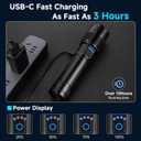 Flashlight Rechargeable 2 Pack, LED Flashlights High Lumens, 99,000 Lumen Super Bright FlashLights, 5 Modes Adjustable Powerful Handheld Flash Light for Home, Outdoor, Waterproof