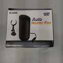 Riloer Portable Car Heater Defroster, 180° Rotating Windshield Defogger, 12V 150W Vehicle Warmer Cooler Fan with Thermostat, Plugs into Cigarette Lighter USB for Car SUV Truck RV Trailer