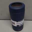 Frost Buddy Universal Can Cooler - Fits All - For Regular 12 & 16 oz or Slim-Size Bottles - Insulated Double-Walled Stainless Steel (Navy)