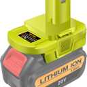 DM18RL Battery Adapter for Dewalt to Ryobi Battery Adapter, Convert Dewalt 20V Llithium Battery to Ryobi 18V P107 P108 Battery with 5V 2.1A MAX USB Charge