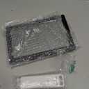 Atomic Clock Wall with Indoor/Outdoor Temp, Battery Operated Digital Wall Clock with 10.5" Large LCD Display, 330ft Range Desk Table Clock with Alarm, DST, Calendar for Living Room Bedrooms, Black