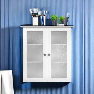 Teamson Home Connor 22.24 in. W x 25.0 in. H Removable Wall Cabinet, White Teamson Home Connor 22.24 in. W x 25.0 in. H Removable Wall Cabinet, White