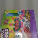 Kinetic Sand, Ultimate Sandisfying Set with 2lbs Play Sand (Pink, Yellow & Teal), 10 Tools & Molds, Sensory Toys, Holiday Gifts & Stocking Stuffers for Kids Ages 3 and up