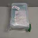 Mini Ice Cube Tray for Freezer: FDDBI Small Ice Trays for Freezer with Bin - 1174PCS Easy Release Nugget Ice Tray - Crushed Ice Tray with Container (Green)