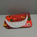 ArtSocket Christmas Bathroom Set with Shower Curtain and Rugs Accessories, Christmas Tree Red Pine Bells Shower Curtain, Winter Bathroom Decor 4 Pcs