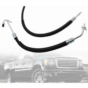 Power Steering Pressure Line Hose Fit for Chevy Silverado 1500 Tahoe Avalanche 2007-2013 Fit for GMC Sierra 1500 Yukon 2007-2012 Fit for Cadillac Escalade 4.8/5.3/6.0/6.2L V8 15812564 15812565 Power Steering Pressure Line Hose Fit for Chevy Silverado 1500 Tahoe Avalanche 2007-2013 Fit for GMC Sierra 1500 Yukon 2007-2012 Fit for Cadillac Escalade 4.8/5.3/6.0/6.2L V8 15812564 15812565
