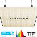 VIVOSUN VS1000 LED Grow Light with Full Spectrum Diodes & Sosen Driver Dimmable Lights Sunlike for Indoor Plants Seedling Veg and Bloom Lamps for 2x2/3x3 Tent