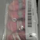 QUMY 4PCS Dog Shoes for Small Dogs, Hot Pavement Summer Puppy Dog Boots & Paw Protectors with Soft Anti-Slip Rubber Sole, Mesh Breathable Dog Booties for Hardfloors, Walking Running Pink Size 3 (size 2: 1.59"x1.18"(L*W))