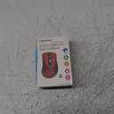 memzuoix 2.4G Wireless Mouse, 1400 DPI Mobile Optical Cordless Mouse with USB Receiver, Portable Computer Mice for Laptop, PC, Desktop, MacBook, 5 Buttons, Red