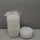 GUSTO [12 Sets - 64 oz. Disposable Plastic Food Storage Deli Containers With Lids, Ice Cream Bucket & Soup Pail - Formerly Comfy Package