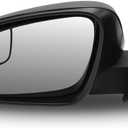 Left Driver Side Mirror Compatible with Toyota RAV4 2016 2017 2018 Door Mirrors Power Glass Manual Folding Non-Heated