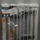 Babelio Baby Gate for Doorways and Stairs, 26"-40" Auto Close Dog Gate, PressGuard C5, Easy Install Pressure Mounted Gate, fits for Narrow and Wide Doorways, Safety Gate Door for Child and Pets (White)