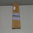 Curtain Rods for Windows 31 or 46 Inch, 5/8" Diameter Black Curtain Rod Adjusts Length by Splicing, Suitable for Bedroom, Living Room,Kitchen,Farmhouse, Outdoor