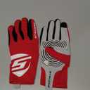 STRASSE Racing Gloves for Simulator Racing, Driving, Steering Wheel Controller. Lightweight, Stretch Fit, Ventilated, Padded Palm red XL