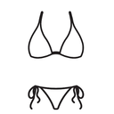 ZAFUL Red Women's Bikini 2pcs L