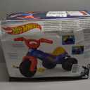 Fisher-Price Toddler Tricycle Hot Wheels Tough Trike, Toy Bike with Handlebar Grips & Storage for Outdoor Play Kids Ages 2+ Years
