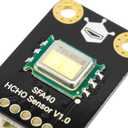 Gravity: SFA40 Formaldehyde (HCHO) Sensor | ±20 ppb High Accuracy | Anti-Interference Electrochemical Monitor | Built-in SHT4x Temp/Humidity Compensation | I2C for Arduino/ESP32 IAQ