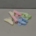 8 Pcs Large Acrylic Hair Claw Clips for Women Non-slip Strong Hold Clamps for Thick and Thin Hair (Marble, Sweet Color)