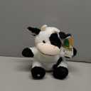 Hopearl LED Musical Stuffed Cow Lighting Up Singing Plush Toy Adjustable Volume Lullaby Animated Soothe Birthday Festival for Kids Toddler Girls, 13''