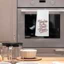 2 x Youre The Best Mom - Decorative Kitchen Towel 16"x24"  Hand Towel for Moms Bathroom, Gifts for Mother's Day, Birthday, Christmas, etc.(020)