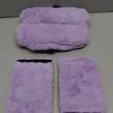 Crutches Padding Universal Crutch Pads for Armpits and Hand Grips, Fluffy Crutches Padding, Ultra-Soft Breathable Crutch Pads, Underarm Crutch Covers Sets, Accessories for Crutches Pads for Armpits (Purple)