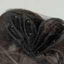 4PCS Clip in Hair Extensions Brown Black 20 Inch Long Wavy Synthetic Hair Extensions(4pcs, 20Inch, 4#)