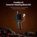 Creality Hi Ceramic Hotend Kit, with 0.4mm Hardened Steel Unicorn Quick-swap Nozzle, All Metal Integrated Extruder Hot End Replacement, 300 Heating Block, High Thermal Conductivity