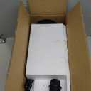 Set of 2 Industrial Touch Control Table Lamps with USB C+A Ports and AC Outlet - 3-Way Dimmable Black Bedside Lamps Nightstand Desk Lamps for Bedroom Living Room, Glass Shade & 2 LED Bulbs Included