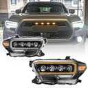 Headlights Assembly Fit for 3rd Gen Tacoma 2016-2023 (N300)
Dual DRL, Sequential Dynamic Turn Signal LED Headlamp, Start-Up Animation, Fits All Headlight Module Systems, L+R
