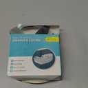 Maveek Baby Proofing Drawers, 4 Pack Child Proof Locks For Corner Drawer Thinner Door Cabinet Kitchen Cupboard Dresser Fridge, Childproof Furniture Latch For 0-12 month Infant (Black)