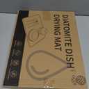 Stone Drying Mat For Kitchen Counter, Marble Drying Stone For Kitchen Counter, 15.8 x11.8" Stone Drying Mat, Stone Mat For Kitchen Sink, Diatomaceous Earth Dish Drying Mat, Dish Drying Stone (White)