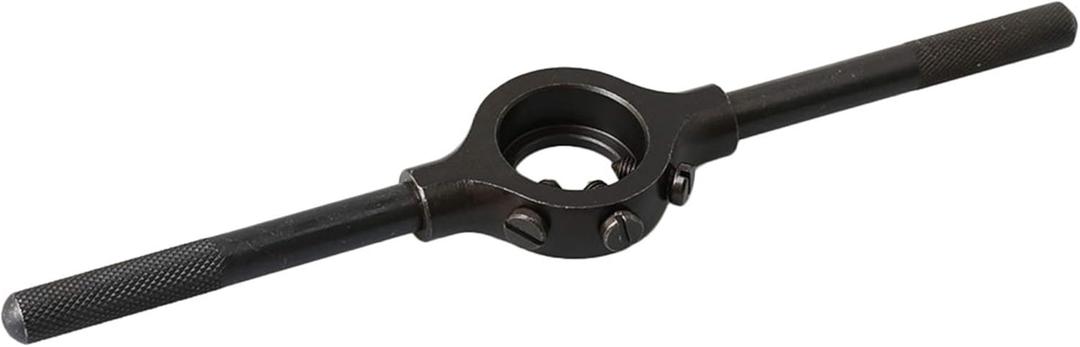 CNBTR Metal 3.7cm Dia 1.0" Round Die Stock Holder Thread Tap Wrench Handle 20.5cm Length Bar Tools Woodworking DIY