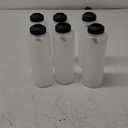 16oz Squeeze Bottles for Sauces - Leak Proof Snap Cap, Plastic Condiment Bottles, 6 Count