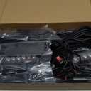 Justech 8PCS 6LED Surface Mount Strobe Lights Kit for Trucks, 30 Flash Modes Amber White Grill Grille Emergency Warning Flashing Hazard Lights Assemblies IP65 Waterproof for Vehicles ATV RV Cars Van