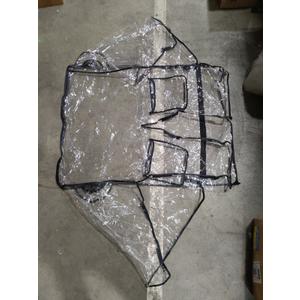 Clear Plastic Bag With Black Trim 