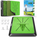 18"x14" Golf Training Mat - 3 in 1 Impact Mat with Heavy Duty Rubber Base - Ideal Gifts for Men, Dad, Husband