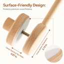 Crib Mobile Holder, HBM Wooden Mobile Arm & Hanger for Crib, Nursery Decor for Baby Girl Boy