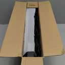 Pots and Pans Organizer Under Cabinet, 21.6" Deep Pull Out Pot Lid Organizer Holder with Guardrail Adhesive Pot and Pan Holder Rack with 10 Adjustable Dividers-1 Pack(Black)