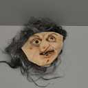 Halloween Novelty Scary Latex Witch Mask Novelty Dressing Up For Halloween Party Realistic Old Woman Face Men's Masquerade