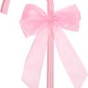 Garneck Shepherd Staff Cane with Bowtie for Women Girl: Pink Shepherd Hook Stick Novelty Walking Cane Prop for Halloween Cosplay Costume Accessories Stage Performance