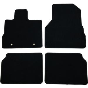 Floor Mats Compatible with 10-17 Chevy Equinox, Black Nylon Flooring Protection Interior Carpets by IKON MOTORSPORTS, 2011 2012 2013 2014 2015 2016