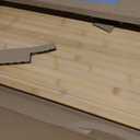 BAMOTTO CRAFTBAMBOO 30 x 21 in Extra Large Bamboo Cutting Board, Stovetop Cover, Sink Cover, Noodle Board with Detachable Legs & Detachable Non-Slip Front Lip for Kitchen Countertop