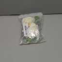 Ivory Boutonniere and Wrist Corsage Set 2PCS Artificial Flower with Pearl Wristlet Band for Prom Wedding Groom and Bride