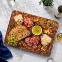 HOMESTEAD End Grain Acacia Wood Cutting Board 23x18x1.5, Reversible Butcher Block Board for Kitchen with Deep Juice Groove, Handles, Knife-Friendly Surface for Meat Chopping and Charcuterie Serving